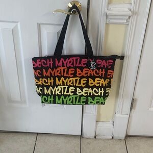 Myrtle Beach Multicolor Graphic Tote